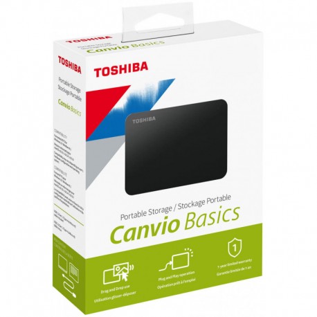 Disque dur externe 2 TB Toshiba Canvio Basics 4260557510025