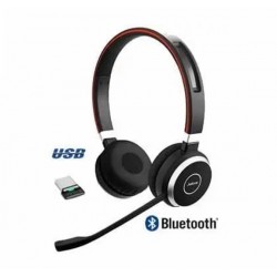 micro-casque Jabra evolve 65 se ms stereo sans fil bluetooth usb 6599-833-309