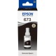 Bouteille Epson 673 BK Noir d'encre EcoTank d'origine (C13T67314A)