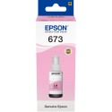 Bouteille Epson 673 Magenta Clair d'encre EcoTank d'origine (C13T67364A)