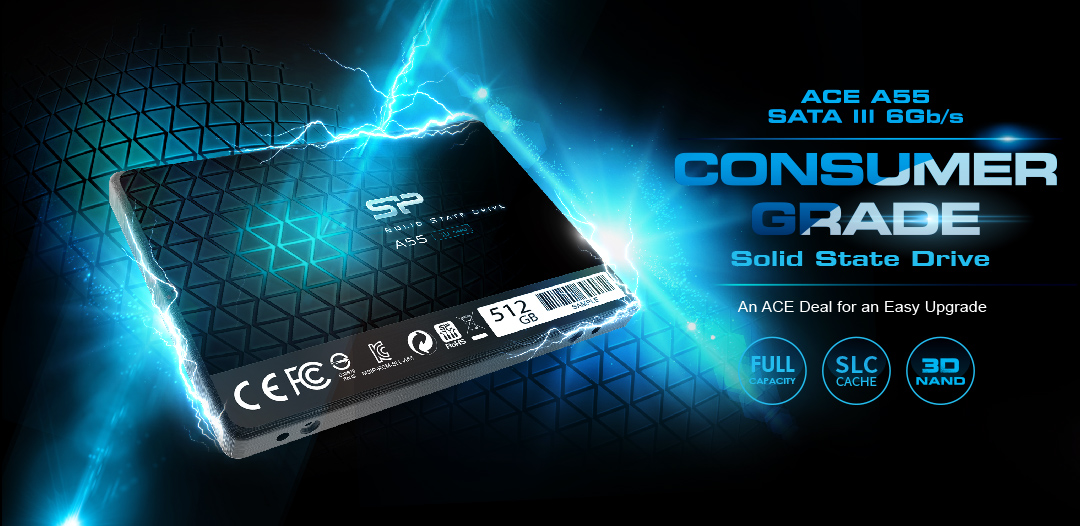 Disque dur SSD Silicon Power A55