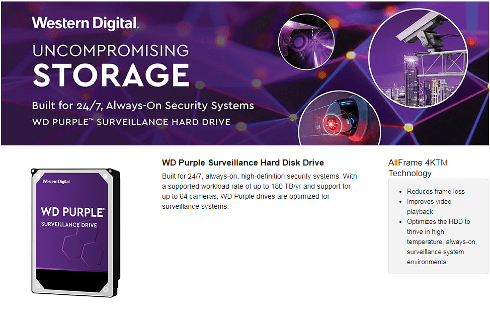 disque dur wd purple wd42purz